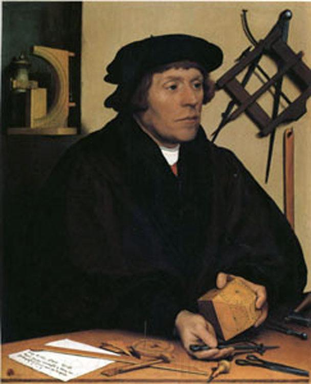 Hans Holbein Nicholas Kratzer (mk05) Norge oil painting art